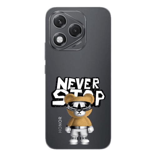 Honor 400 Lite Never stop Transparent Silicone TPU Θήκη